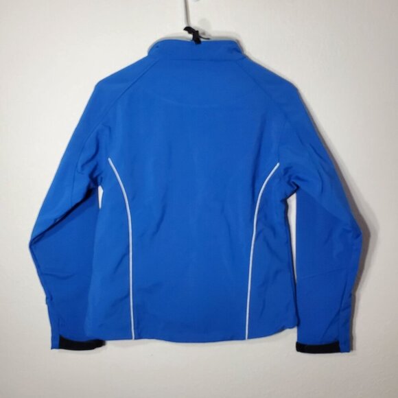 Clique Womens Soft Shell Blue Jacket Size Small LQO00004 NWT - Picture 2 of 7